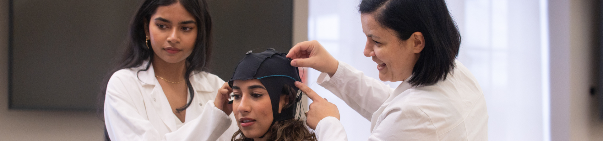 photos of students working together